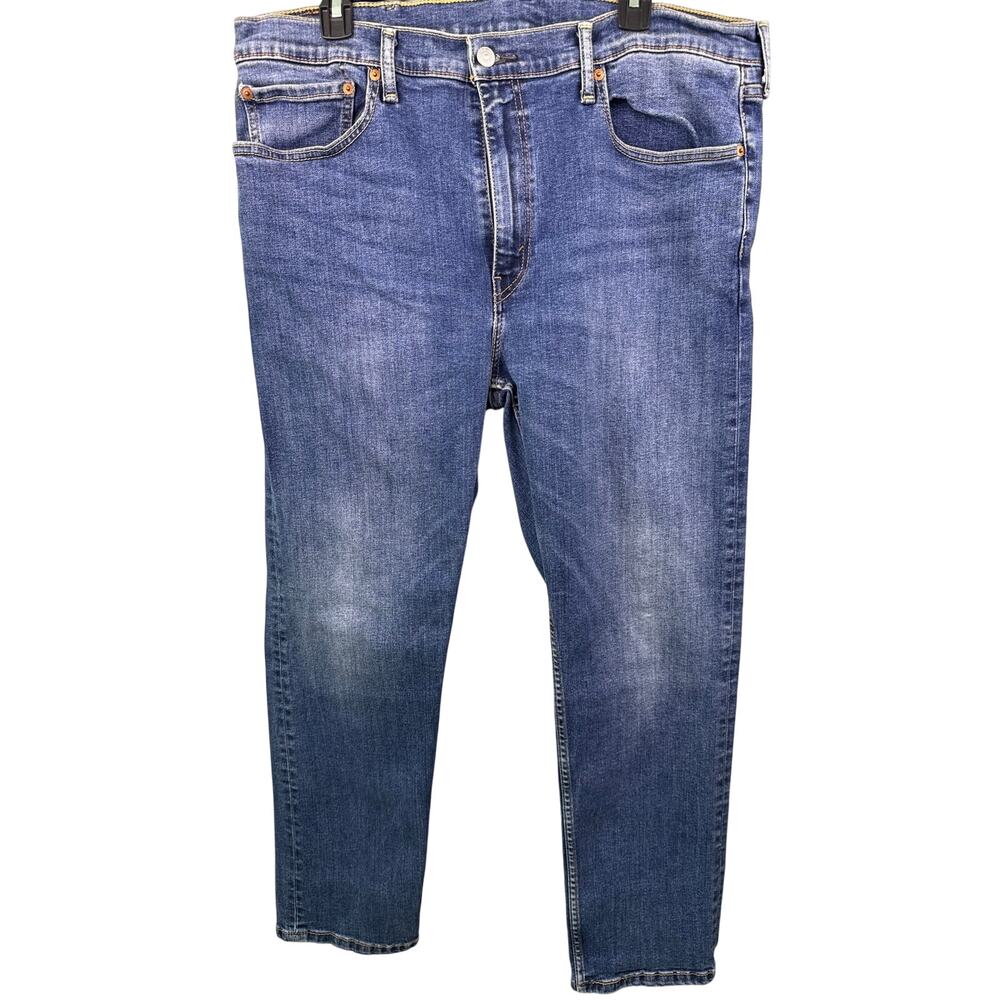 Levi's 502 Men's Jeans 38x30 Medium Wash Regular Taper Stretch Denim Blue